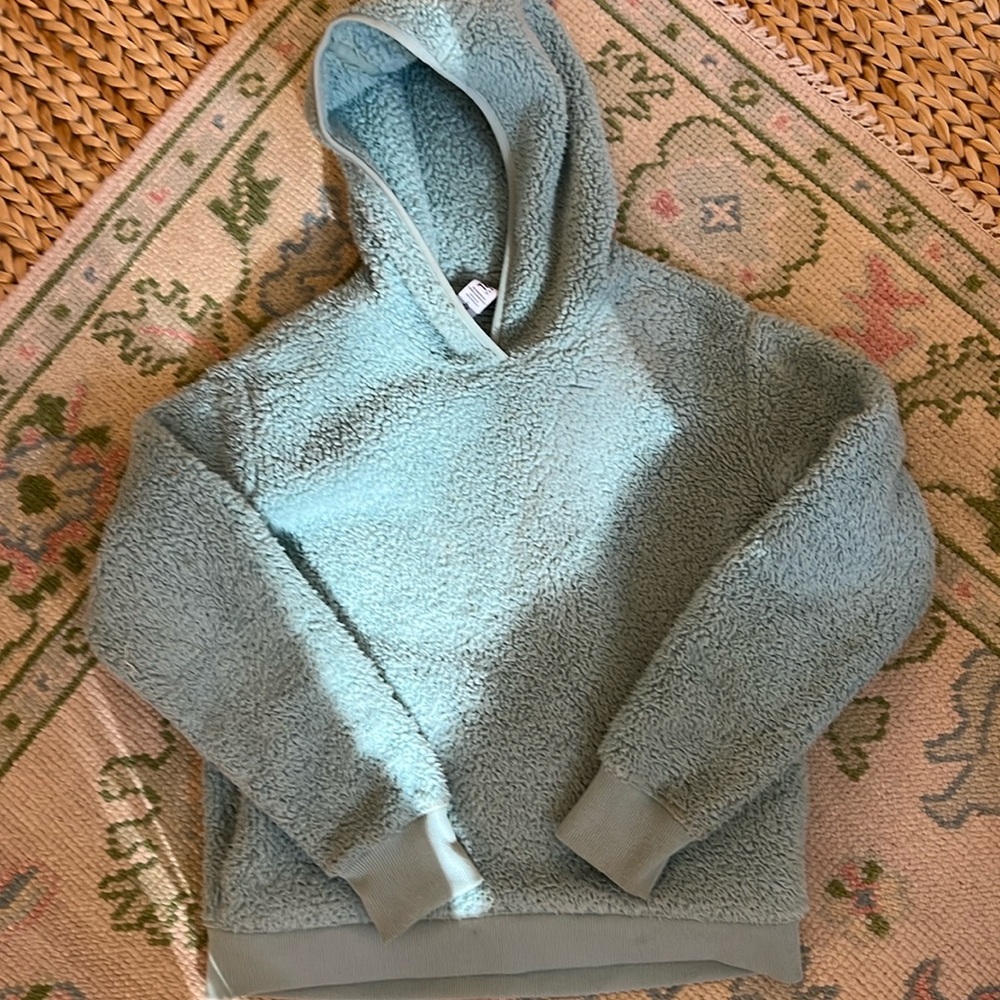 Athleta girl fleece hoodie sweatshirt VGUC